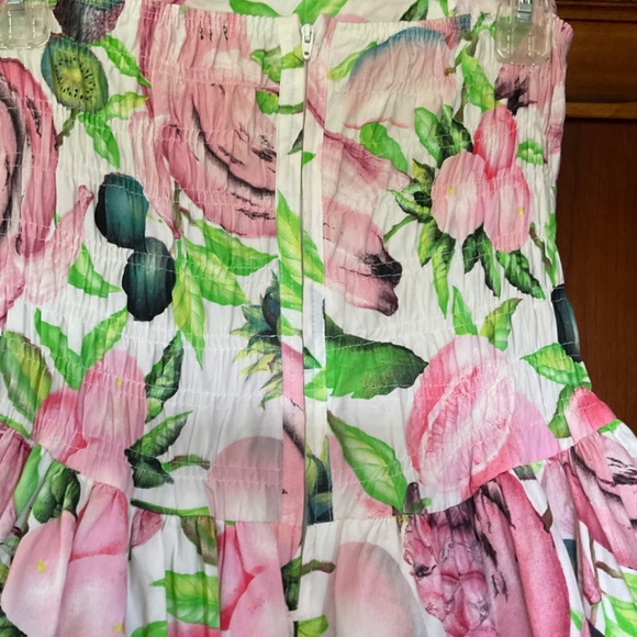 Smodata Italian Tropical Fruit Dress, Size 6(Italian size 42) - Picture 6 of 12